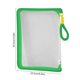 thumbnail image 3 of Ins Colorful A4 Clear Zipper File Folder Large-Capacity Clear Storage Bag For Test Papers Textbook And Miscellaneous Items, 3 of 6