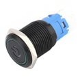 thumbnail image 2 of Noref 2 Pcs Interrupteur en Métal Autobloquant 16mm avec Lampe LED, 2 of 8