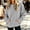 Gray, variant on Gamivast Oversized Crewneck Sweatshirt for Women Soft Long Sleeve Pullover with Kangaroo Pocket Drop Shoulder Relaxed Fit Casual Lounge Travel Daily Wear Top for Fall and Winter Black S