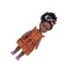 thumbnail image 2 of Muñeco africano de juguete para Cosplay, estantería de pelo rizado para videojuegos, decoración de mesa, fiesta, vacaciones, simulación Muñecas y casas de muñecas Vestido naranja a cuadros Vogacara FN011688-03, 2 of 6