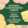 thumbnail image 4 of Oscar Mayer Bites Natural Slow-Roasted Turkey, White Cheddar & Cracker Trio Lunch Kit, 1 Tray, for Easy Lunch and On-the-Go Snacking, 16g Protein Snacks, 3.3 oz, 4 of 19