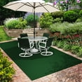 Indoor/Outdoor Carpet with Rubber Marine Backing Green 6' x 15