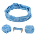 thumbnail image 3 of Unique Bargains 1 Pc Breathable Headband for Yoga Blue White, 3 of 6