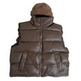 thumbnail image 2 of Boys Girls Quilted Vest Children 2-13Years Winter Solid Color Thickened Velvet Waterproof Windproof Sleeveless Jackets Puffer Vest with Pockets, 2 of 4