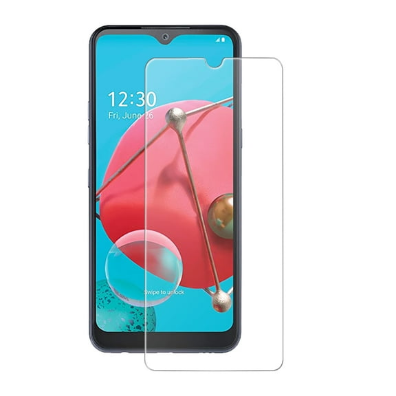 Mignova Screen Protector For LG K51 / LG Q51 Tempered Glass 2.5D Arc Edges Screen Replacement Easy Frame Installation High Definition Fingerprint Free 9H Hardness -Clear 1 Pcs