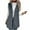Navy, variant on cocolona Womens Fleece Vest Casual Solid Color Oversized Sleeveless Jacket Winter Fuzzy Warm Hooded Coats