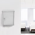 thumbnail image 4 of RENACLIPY Plated Silver Stainless Steel Wall Mount Lockable Storage Box with Slot for Letters Suggestions Donations, 4 of 8