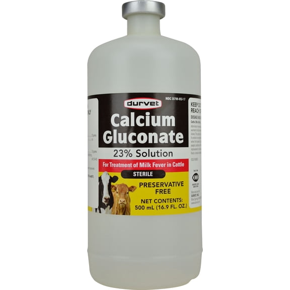 Durvet Calcium Gluconate 23 Percent Solution