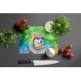 thumbnail image 2 of Siberian Husky Hippie Dawg Glass Cutting Board Large 12 in x 15 in, 2 of 5