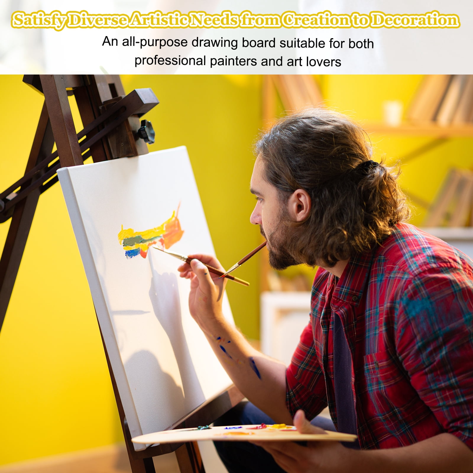 6 Pcs Canvas Boards for Painting, 8 x 10 Inch Blank Flat Canvas Panels Art Painting Supplies