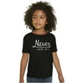 thumbnail image 3 of Never Give Up Motivated Optimistic Girls Kids T Shirt Tees Teen Brisco Brands L, 3 of 6