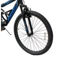 thumbnail image 5 of Hyper Bicycles 26" Shocker Mountain Bike, Adult Ages 14+, Black/Blue, 5 of 9
