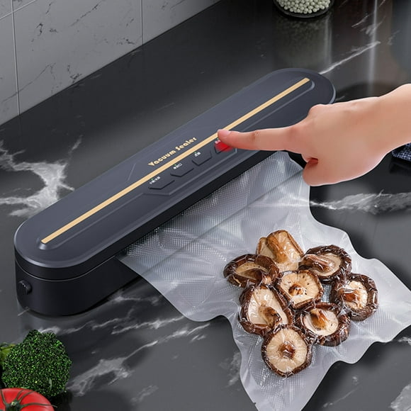 Vacuum Sealer Machine Kitchen In The Box Food Sealer Machine For Food Storage Temperatures Automatic Sealer With 10Pcs Vacuum Bags