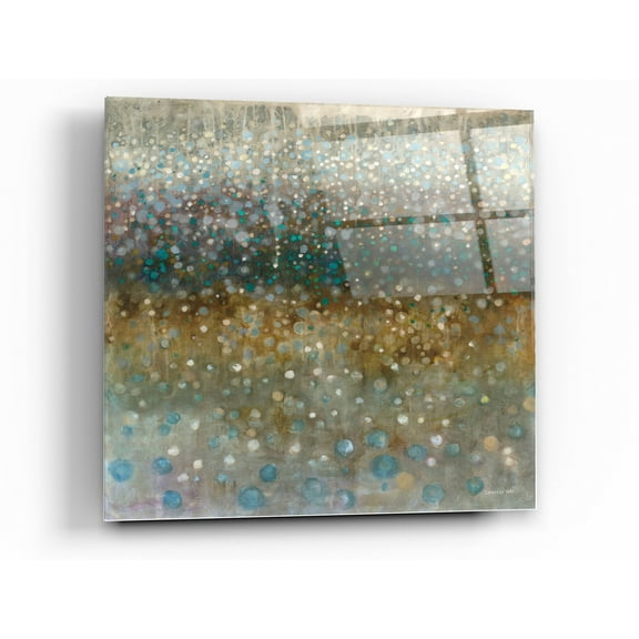 Epic Art 'Abstract Rain' by Danhui Nai, Acrylic Glass Wall Art, 36"x36"
