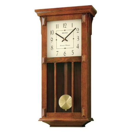 Seiko Mission Pendulum Wall Clock - 12.5-in. Wide