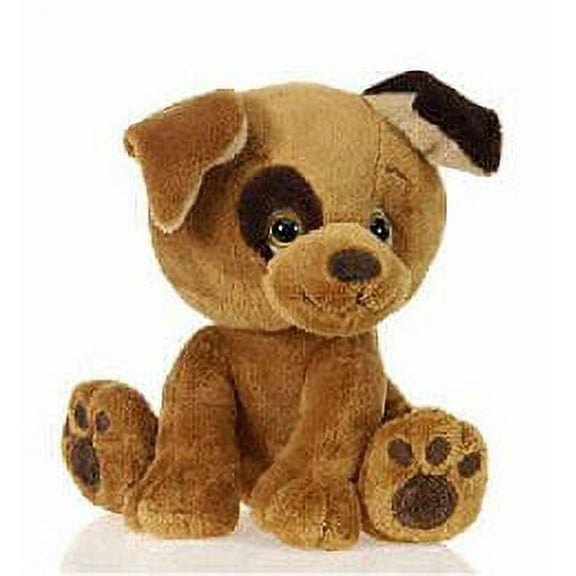 Fiesta Kidz Sitting Brown Dog 7" Plush Stuffed Animal Toy