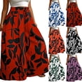 thumbnail image 7 of FchengtaiS Plus Size Womens Flowy Palazzo Pants Wide Leg Baggy Pants Boho Lounge Pants with Pockets, 7 of 7