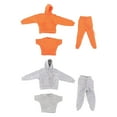 thumbnail image 1 of Ropa de 1:12 perfke Sudadera con Capucha Y Pantalones Accesorio de Acción, 1 of 9