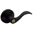thumbnail image 1 of Baldwin 5255190FD Satin Black FD Full Dummy Wave Lever Set, 1 of 1