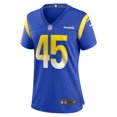 thumbnail image 2 of Women's Nike Neal Johnson Jr  Royal Los Angeles Rams Game Jersey, 2 of 7