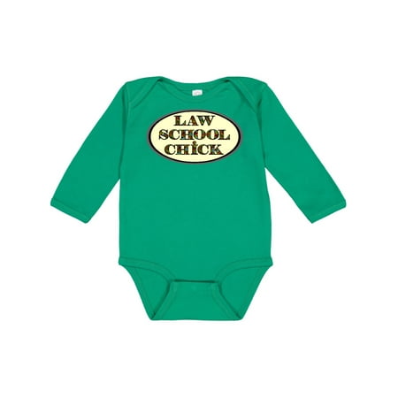 

Inktastic Law School Chick Heart Text Gift Baby Girl Long Sleeve Bodysuit