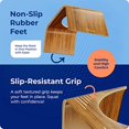 thumbnail image 4 of Squatty Potty The Original Bathroom Toilet Stool- Slim Teak Finish 7, 4 of 10