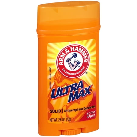 Arm & Hammer Ultramax Active Sport Invisible Solid Antiperspirant Deodorant, 2.6 oz