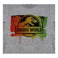 thumbnail image 2 of Playera Para Niño Jurassic World Jurassic World Cuello Redondo Manga Corta Talla 10 Gris Jaspe, 2 of 2