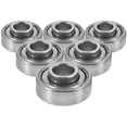 thumbnail image 1 of OFFIGAM 6 Pcs Moyeu de Roue avant de Fauteuil Roulant à Roulement en Acier Argenté pour une Utilisation Stable et Fiable en Fauteuil Roulant, 1 of 8