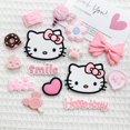 thumbnail image 3 of 1PCS MINISO Pink Hello Kitty Charming Shoe Accessories Cute Cartoon Characters Detachable Shoe Buckles New Sandals Decoration, 3 of 7