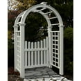 thumbnail image 2 of Vita 49"L x 2"W x 44"H Vinyl Cottage Picket Gate White VA84258, 2 of 4