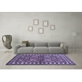 thumbnail image 3 of Ahgly Company Indoor Rectangle Persian Blue Traditional Area Rugs, 2' x 5', 3 of 4