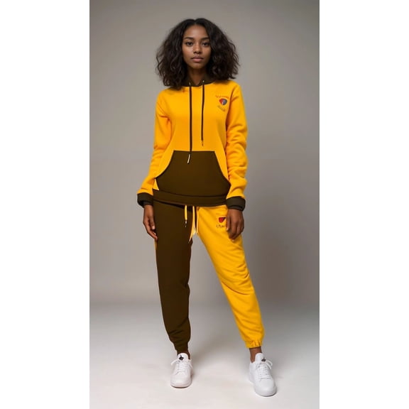 Color Block Fleece Sweatsuits (Women's)