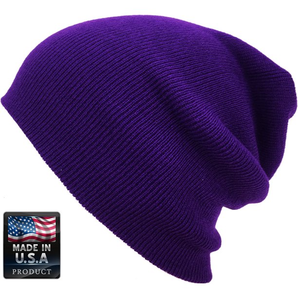 Plain Skully High Quality Made in USA Winter Beanie Hat