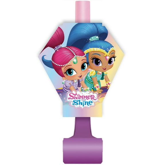 Shimmer and Shine Party Blowers, 8ct