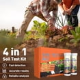 thumbnail image 2 of OIUR 40 Sheets Soil Test Paper 4 in 1 Soil Test Kit for PH Nitrogen Phosphorus Potassium Indoor Outdoor Soil Tester Set for Garden Yard Farm, 2 of 6