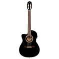 thumbnail image 2 of Performer Series Left-Handed Solid Top Thinline Crossover Acoustic-Electric Nylon Classical Guitar with Bag, 2 of 3