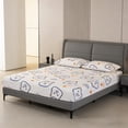 thumbnail image 7 of Fitted Sheet Queen Size 79x71in Deep Pocket Mattress Cover Non Slip Soft Microfiber Bed Sheet Wrinkle Free Easy Care for Home Bedroom 1 Piece by PALIFEUR, 7 of 7