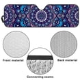 thumbnail image 6 of HUIACONG Purple Mandala Sun Shade Windshield Compatible with Jeep Wrangler Sun Shade fit for Jeep Wrangler JL JLU 2018-2025 / Jeep Gladiator 2020-2025 ,Keep Car Interior Cooler, 6 of 6