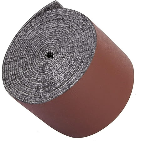Matte Leather Strap 1.5 Inch Wide 79 Inch Long Saddle Brown Flat Leather Belt Strips for DIY Crafts Clothing Jewelry Wrapping Making Bag Furniture Handles Pet Collars Traction Ropes Belt