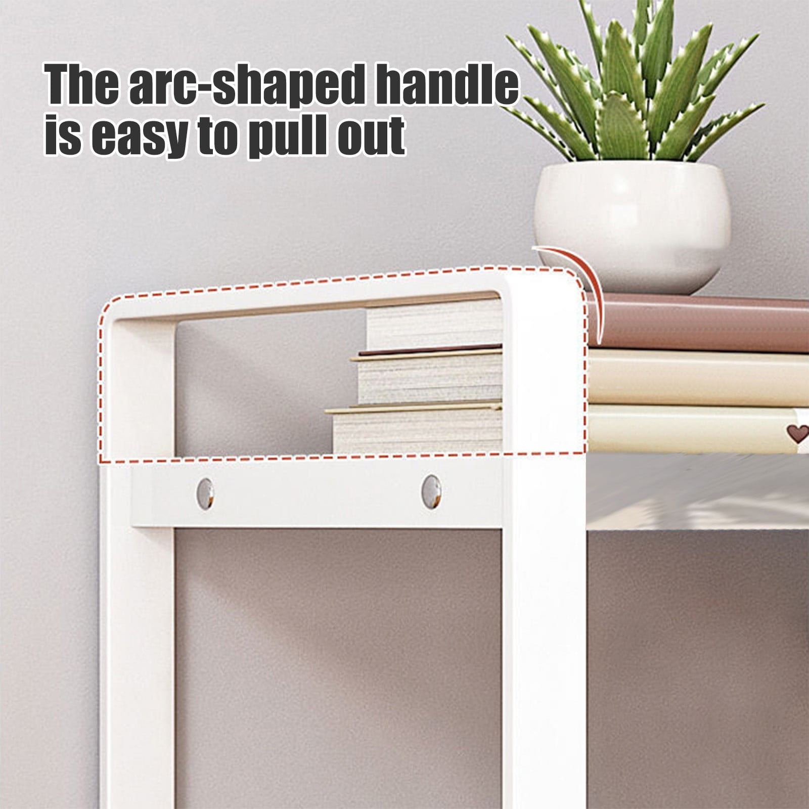 Generic Wood Office Desk Shelf Organizer - Desktop Supplies Cute Dresser Top Organization Storage Rack and Cubicle Decor Aesthetic Bookshelf