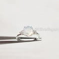 thumbnail image 6 of Hexagon Opal Ring, 925 Sterling Silver, CZ Ring, Women Ring, Hydro Opal, October Birthstone, Christmas, Thanksgiving, Tiny Dainty Ring, Handmade, Statement Jewelry, Anniversary, 6 of 8