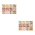 thumbnail image 4 of Seitruly Pegatinas para uñas, calcomanías para puntas de hoja de arce, decoración de manicura, decoración geométrica de animales, quinientos dieciséis BN505 2Conjunto, 4 of 6