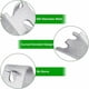 thumbnail image 2 of 12 Uds. Clip para refrigerador de acero inoxidable 304, Clip plateado para estantes de refrigerador, Clips de soporte para estante de refrigerador, 2 of 5
