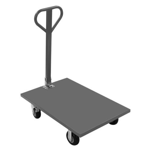 Industrial Flat Dolly Cart Heavy Duty Cart Flatbed Hand Truck 2000 lbs Load