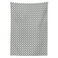 thumbnail image 3 of Ambesonne Black and White Tablecloth Rectangular Table Cover, Monochrome Line, 52"x70", Black and White, 3 of 4