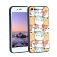 thumbnail image 1 of Cat-pattern-128 Phone Case, Degined for iPhone 8 Plus Case Men Women, Flexible Silicone Shockproof Case for iPhone 8 Plus, 1 of 1