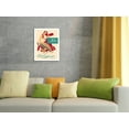 thumbnail image 4 of Royal Hawaiian Hotel - Mermaid with Sun Tan Oil Shops & Services - Vintage Travel Poster c.1950s - Fine Art Rolled Canvas Print (Unframed) 16in x 20in, 4 of 4