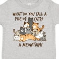 thumbnail image 4 of Inktastic What Do You Call a Pile of Cats? a MEOWTAIN Boys or Girls Toddler T-Shirt, 4 of 5