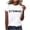 New-White, variant on PNTUTB Women's Summer Top Short Sleeve Round Neck Comfortable Blouse Fashionable Casual T Shirt